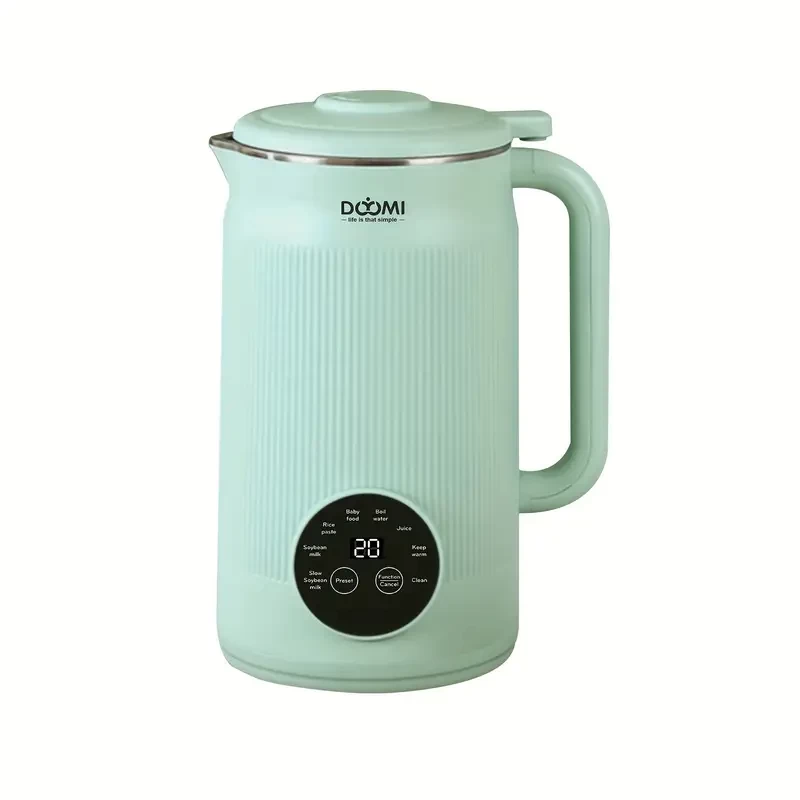 All-in-One Soy/Nut Milk Machine - 34oz Auto-Cleaning Juicer, Boil-Free Wall Breaking, Temp Adjustable, 1-Touch Operation, Stainless Steel Design for Home Kitchen