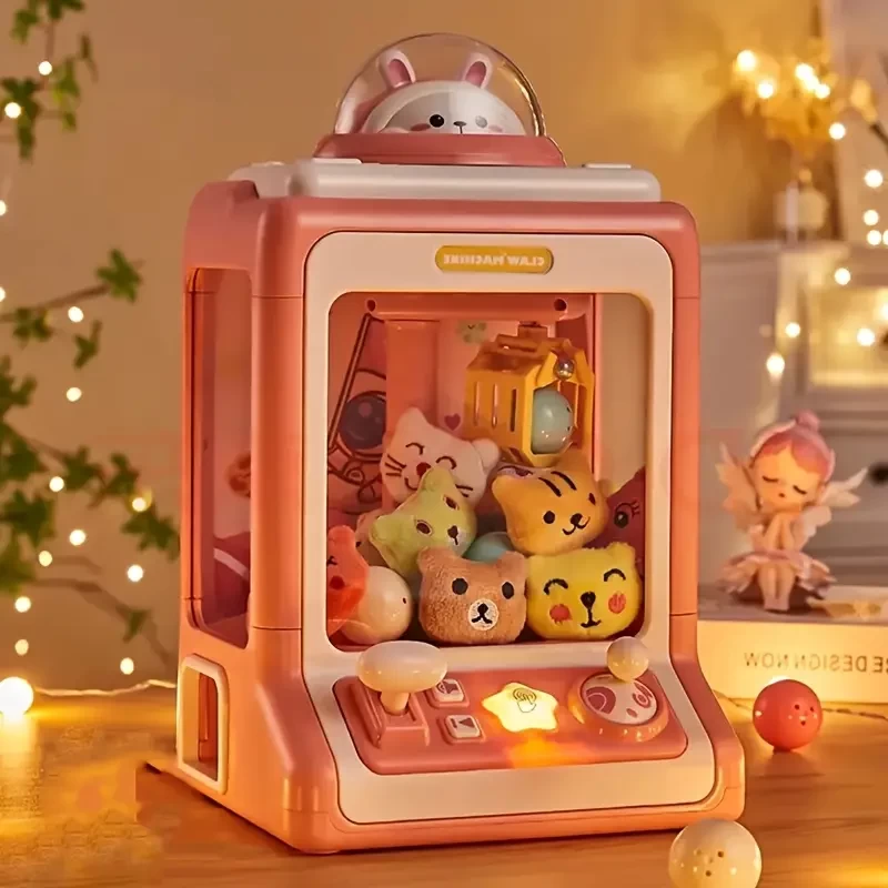 New Doll Machine Toys, Party Clip Doll Machine, Pretend to Play Doll Machine, Family Party Play Games to Exercise Hand-eye Coordination, Birthday Halloween Gifts Birthday Gifts.